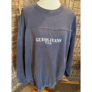 VTG! Authentic Guess Jeans Super Sportswear Sweatshirt L